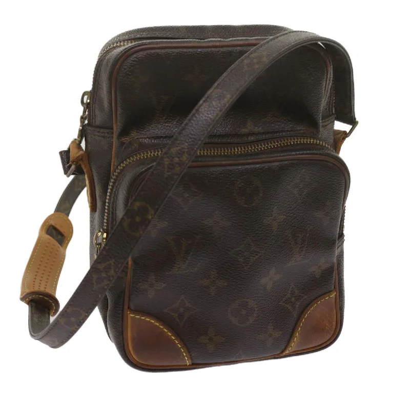 Louis Vuitton tote bags with a water - resistant coating for outdoor useLOUIS VUITTON Monogram Amazon Shoulder Bag M45236 LV Auth bs10738