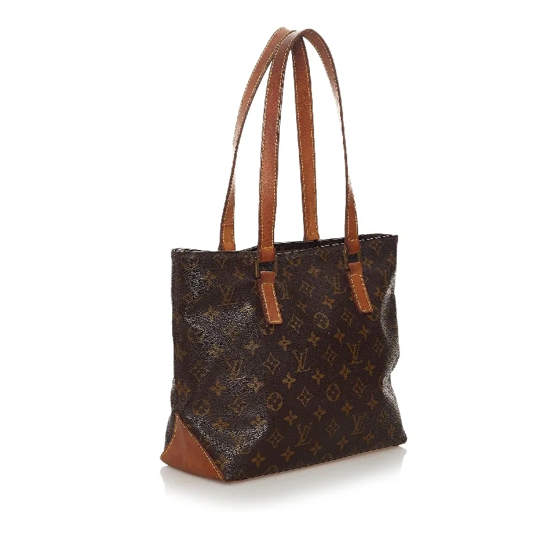 Louis Vuitton Alma bags with a leather - wrapped handle for a luxurious feelLouis Vuitton Monogram Cabas Piano (SHG-33105)