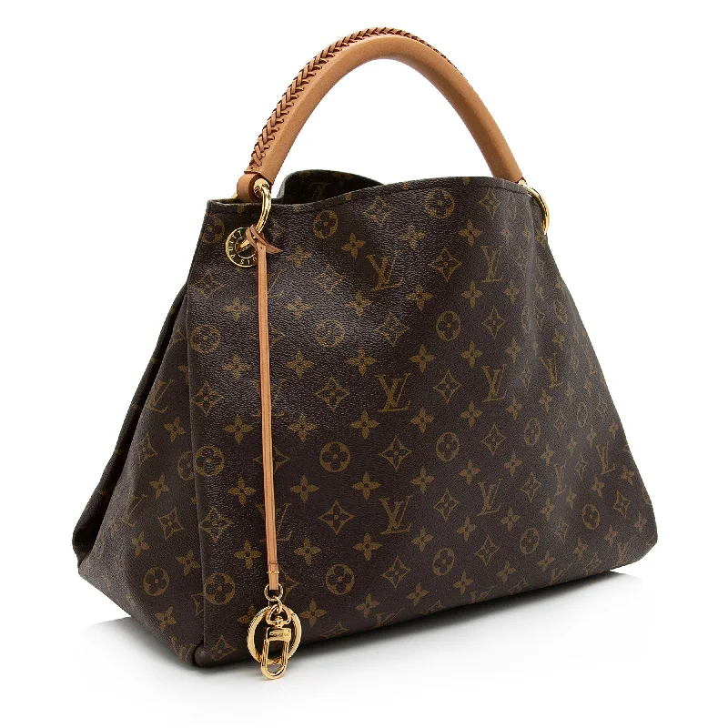 Louis Vuitton tote bags with a double - handle and shoulder - strap optionLouis Vuitton Monogram Canvas Artsy MM Shoulder Bag (SHF-SB1tCn)