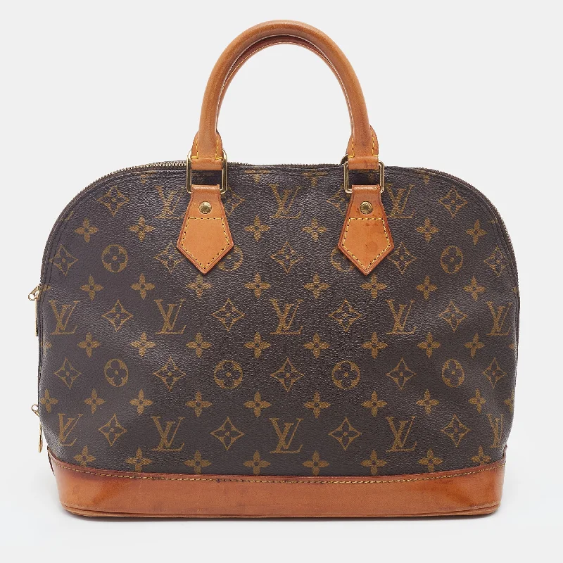 Louis Vuitton Alma bags with a detachable shoulder strap for versatilityLouis Vuitton Monogram Canvas Alma MM Bag