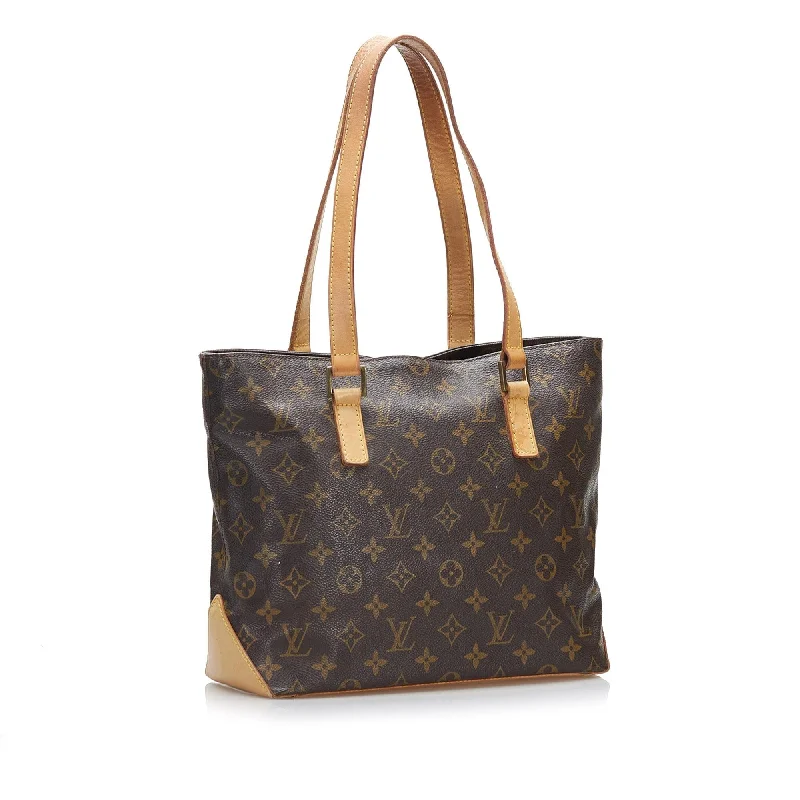 Louis Vuitton tote bags with a spacious interior and multiple pocketsLouis Vuitton Monogram Cabas Piano (SHG-37385)