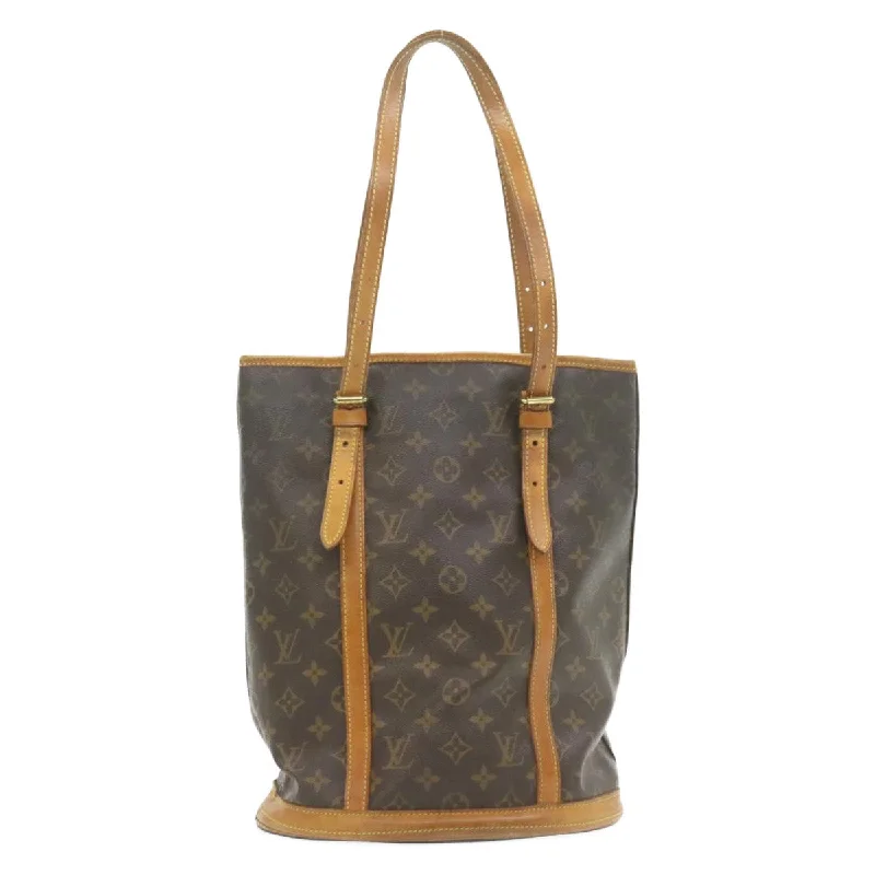 Louis Vuitton bags with a zip - around closure for enhanced securityLOUIS VUITTON Monogram Bucket GM Shoulder Bag M42236 LV Auth hk083