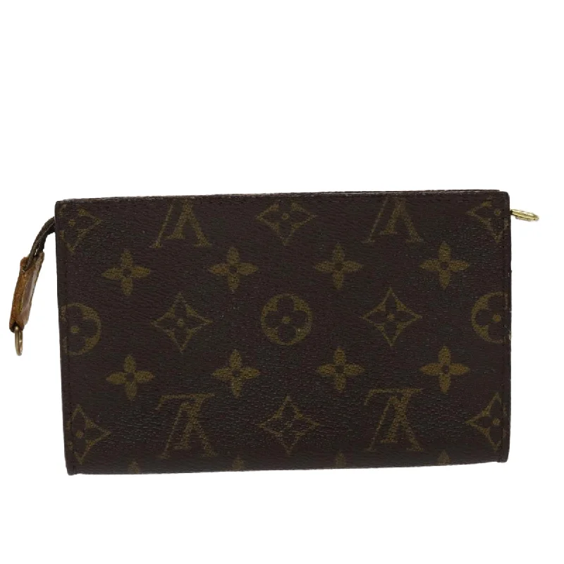 Louis Vuitton crossbody bags with a keychain holder for practicalityLOUIS VUITTON Monogram Bucket PM Pouch Accessory Pouch LV Auth 46907