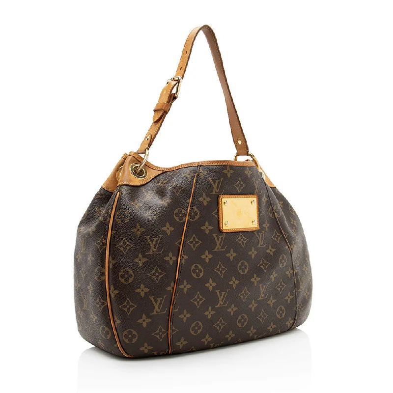 Ladies Louis Vuitton Petite Malle bags with a star - shaped charm for cutenessLouis Vuitton Monogram Canvas Galliera PM Shoulder Bag - FINAL SALE (SHF-19032)