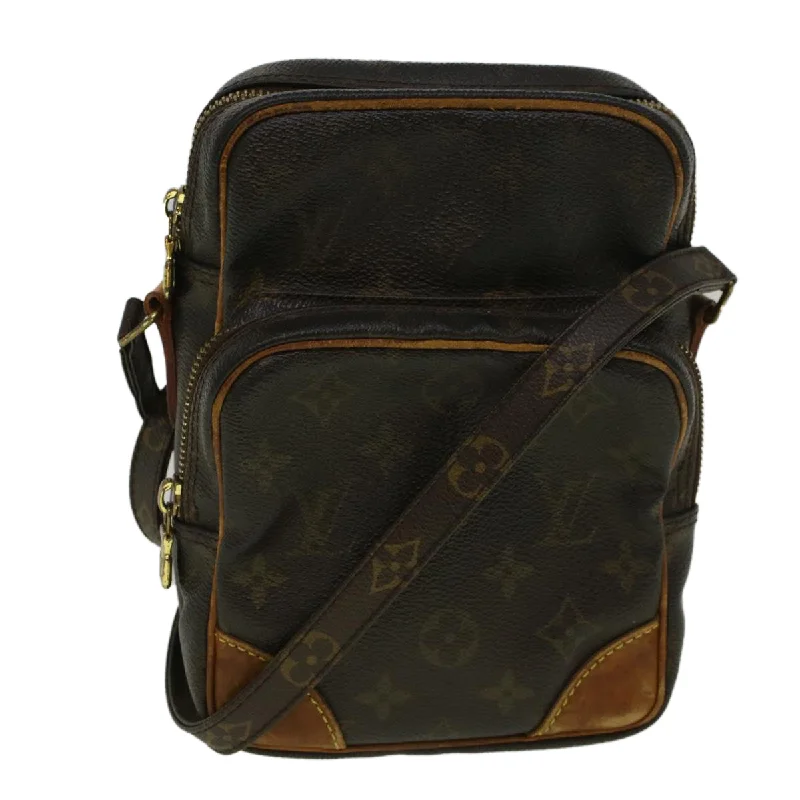 Louis Vuitton backpacks with a hidden back pocket for securityLOUIS VUITTON Monogram Amazon Shoulder Bag M45236 LV Auth bs9403