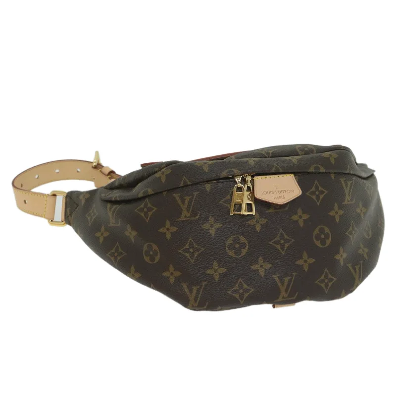 Louis Vuitton bags with a magnetic snap closure for easy accessLOUIS VUITTON Monogram Bum Bag Shoulder Bag M43644 LV Auth 59863S