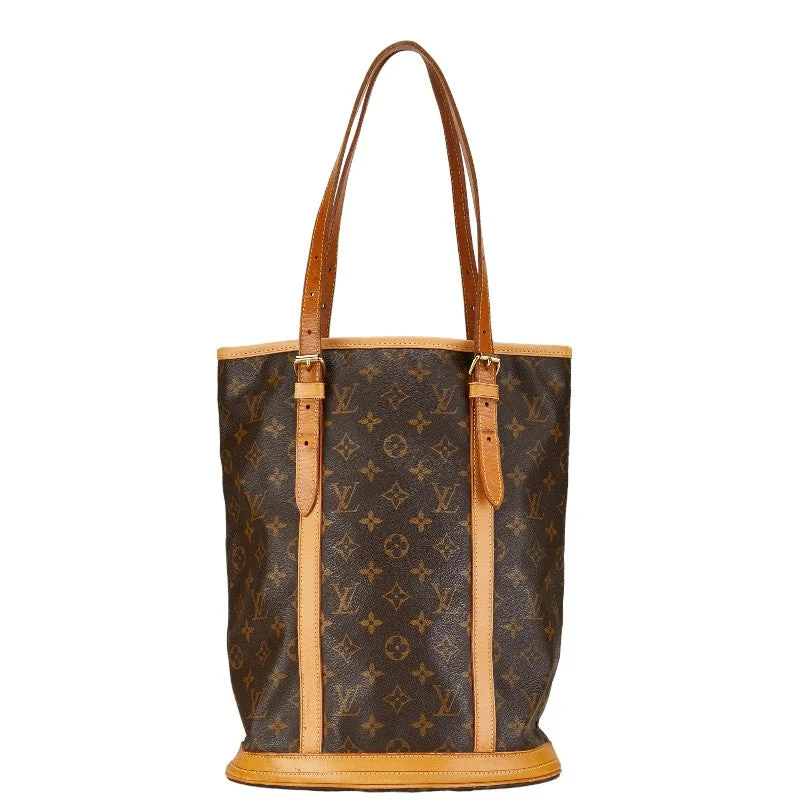 Louis Vuitton Twist bags with a snakeskin - effect panel for a bold lookLouis Vuitton Monogram Bucket GM Tote Bag Shoulder Bag M42236 Brown PVC Leather  Louis Vuitton