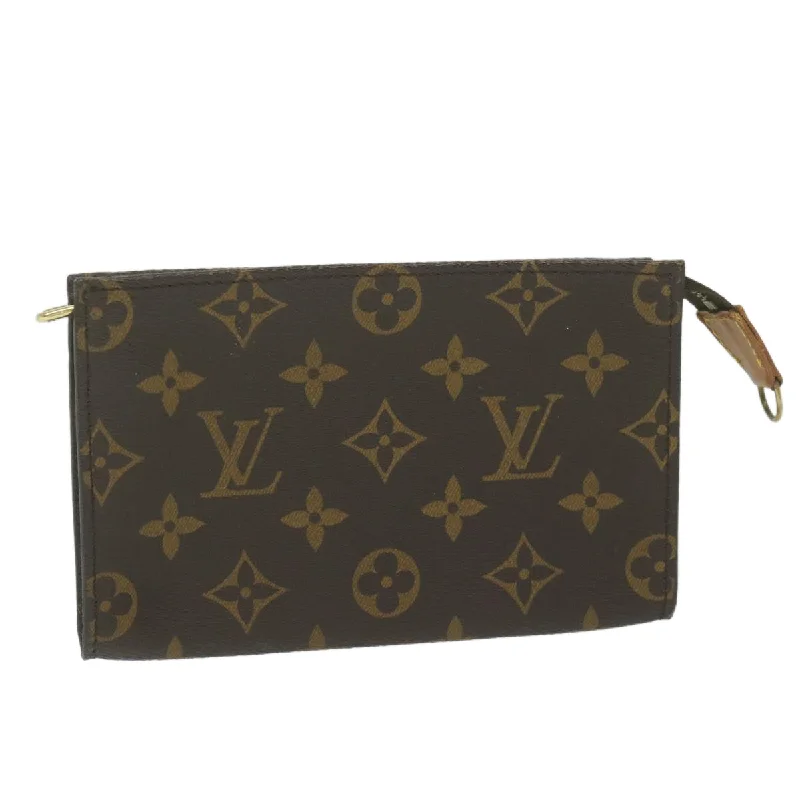 Ladies Louis Vuitton handbags with a detachable coin purse insideLOUIS VUITTON Monogram Bucket PM Accessory Pouch LV Auth ar11020