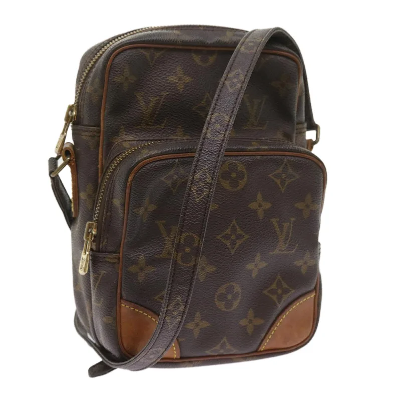 Louis Vuitton handbags with a back - zip pocket for storing valuablesLOUIS VUITTON Monogram Amazon Shoulder Bag M45236 LV Auth th4188