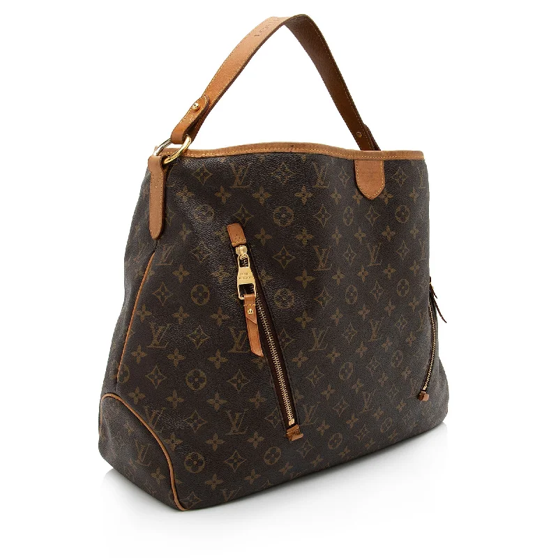 Louis Vuitton handbags with a beaded trim for a touch of glamourLouis Vuitton Monogram Canvas Delightful GM Shoulder Bag (SHF-vimQ1R)