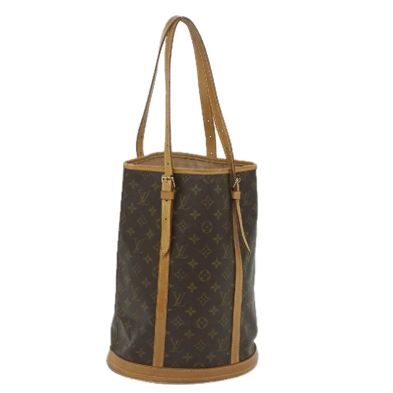 Louis Vuitton crossbody bags with a printed floral pattern for femininityLOUIS VUITTON Monogram Bucket GM Shoulder Bag M42236 LV Auth th4170