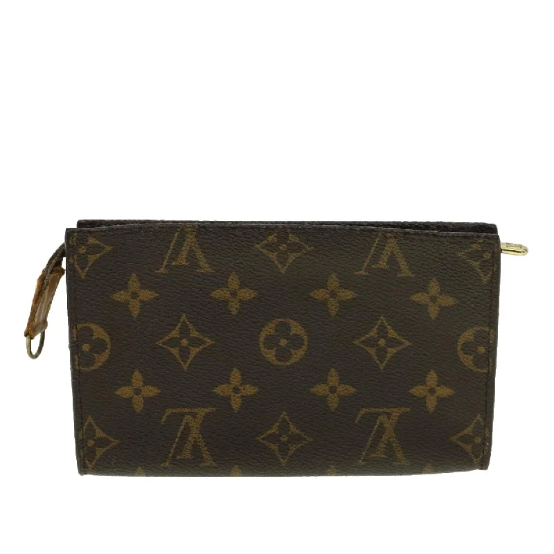 Ladies Louis Vuitton Capucines bags with a detachable shoulder strapLOUIS VUITTON Monogram Bucket PM Accessory Pouch L106 LV Auth 31612