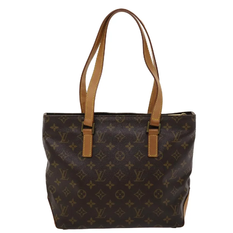 Louis Vuitton Neverfull bags with large capacity for everyday essentialsLOUIS VUITTON Monogram Cabas Piano Tote Bag M51148 LV Auth ep957