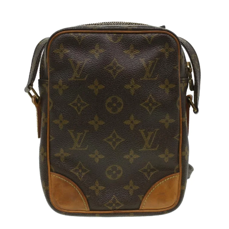 Louis Vuitton handbags with a metal - framed clasp for durabilityLOUIS VUITTON Monogram Amazon Shoulder Bag M45236 LV Auth bs3406