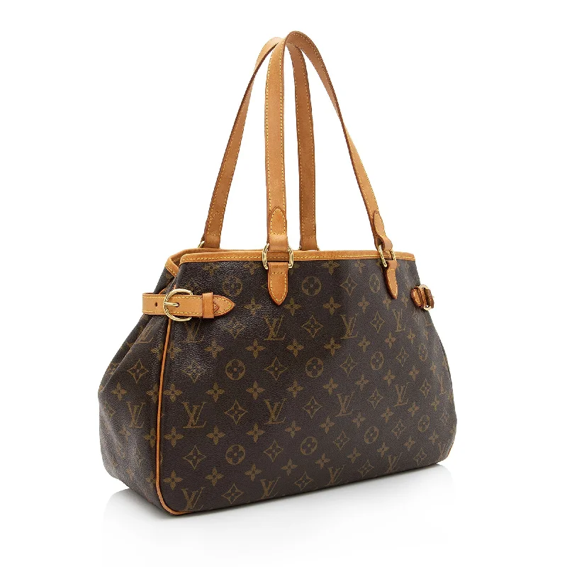 Louis Vuitton bags with a zippered interior pocket for better organizationLouis Vuitton Monogram Canvas Batignolles Horizontal Tote (SHF-FJBnXV)