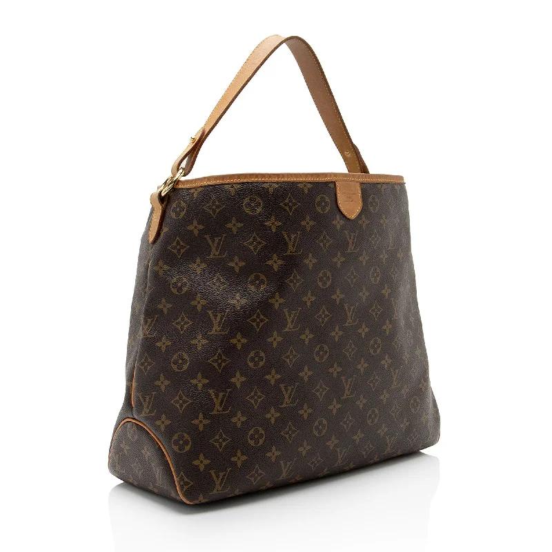 Louis Vuitton crossbody bags with a keychain holder for practicalityLouis Vuitton Monogram Canvas Delightful MM Shoulder Bag (SHF-mFGAsz)