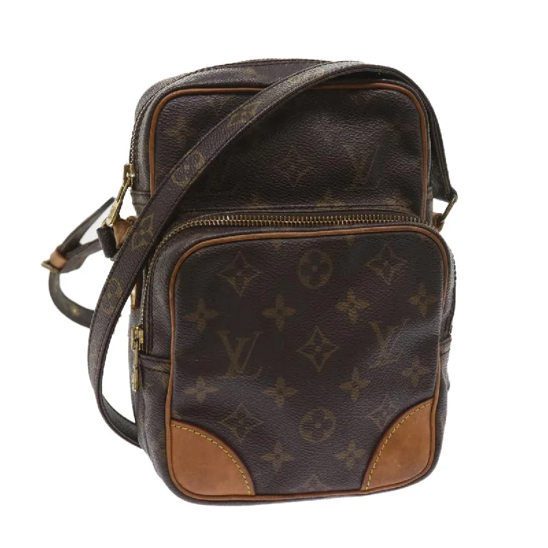 Louis Vuitton crossbody bags with a woven leather strap for textureLOUIS VUITTON Monogram Amazon Shoulder Bag M45236 LV Auth ep2145