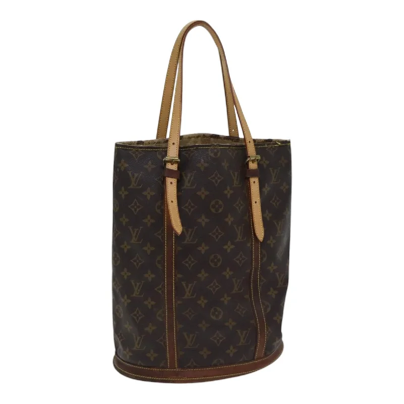 Louis Vuitton backpacks with a padded laptop compartment for travelLOUIS VUITTON Monogram Bucket GM Shoulder Bag M42236 LV Auth bs17699