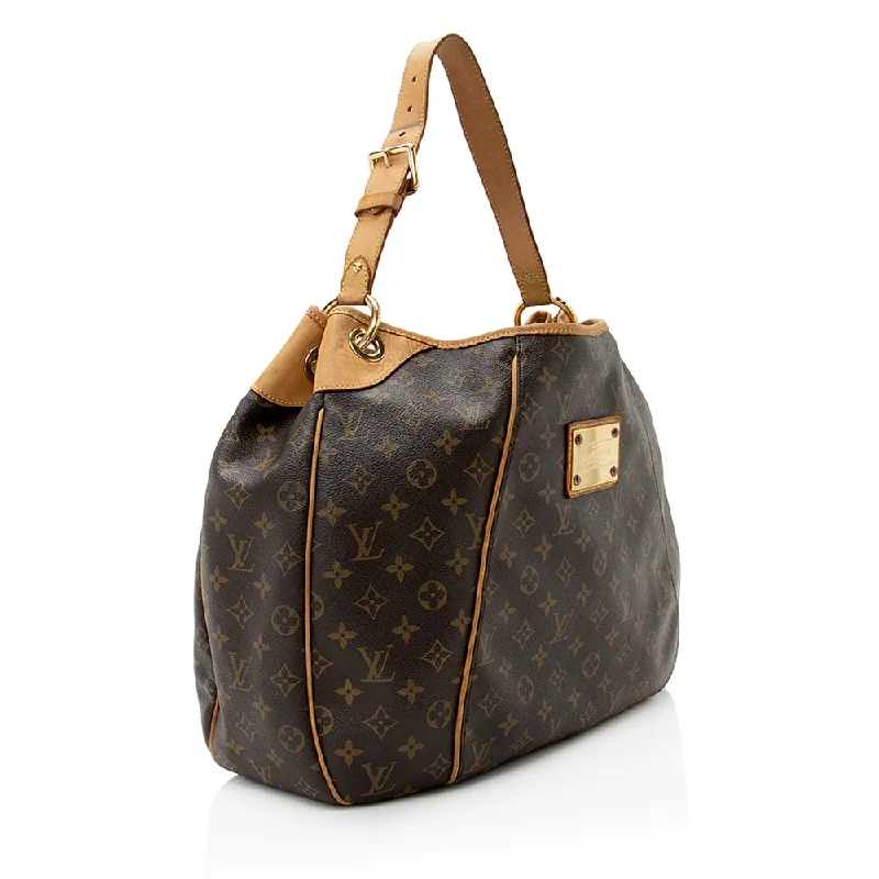 Louis Vuitton tote bags with a water - resistant coating for outdoor useLouis Vuitton Monogram Canvas Galliera GM Shoulder Bag (SHF-21210)