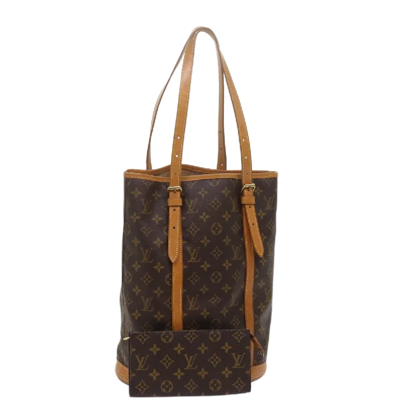 Louis Vuitton Alma bags with a detachable shoulder strap for versatilityLOUIS VUITTON Monogram Bucket GM Shoulder Bag M42236 LV Auth kk205