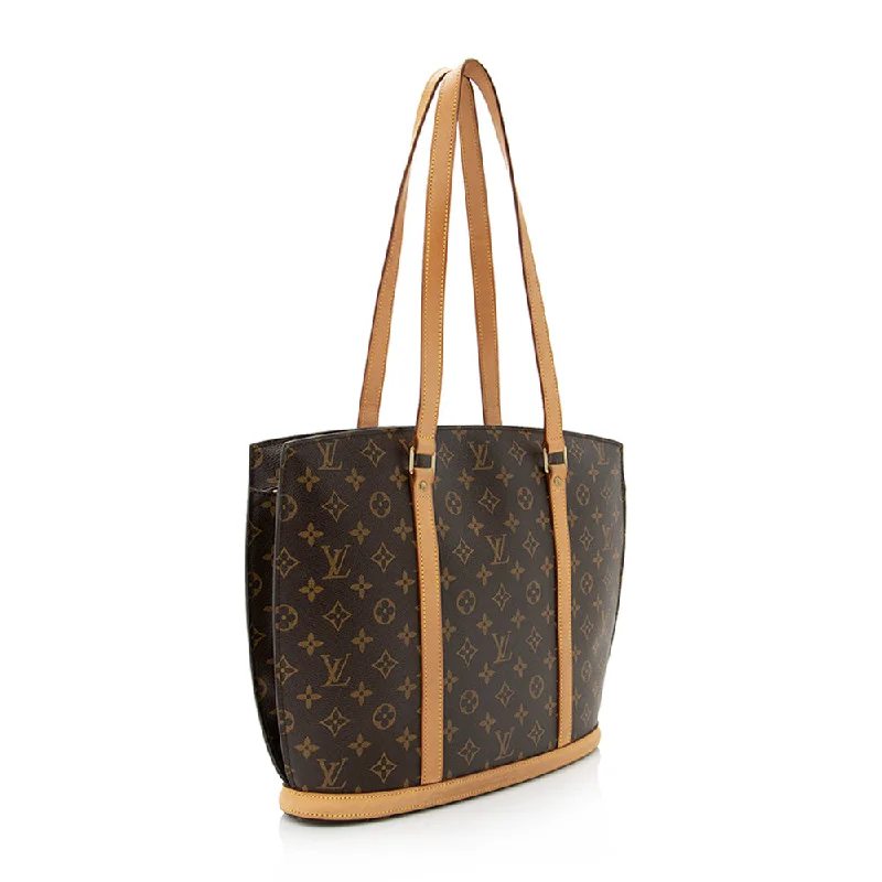 Louis Vuitton handbags with a beaded trim for a touch of glamourLouis Vuitton Monogram Canvas Babylone Tote (SHF-21395)