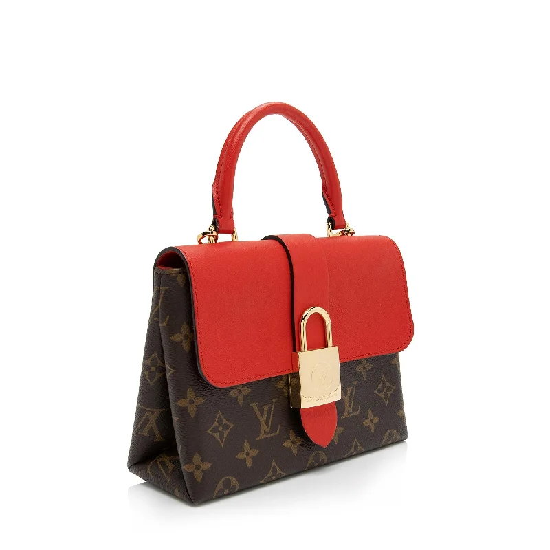 Medium - sized Louis Vuitton tote bags for work and shoppingLouis Vuitton Monogram Canvas Locky BB Satchel (SHF-v5fKdC)