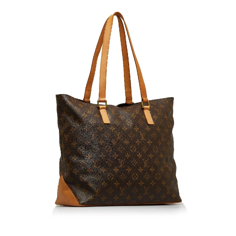 Louis Vuitton backpacks with a multi - pocket organization for functionalityLOUIS VUITTON Monogram Cabas Mezzo Tote Bag