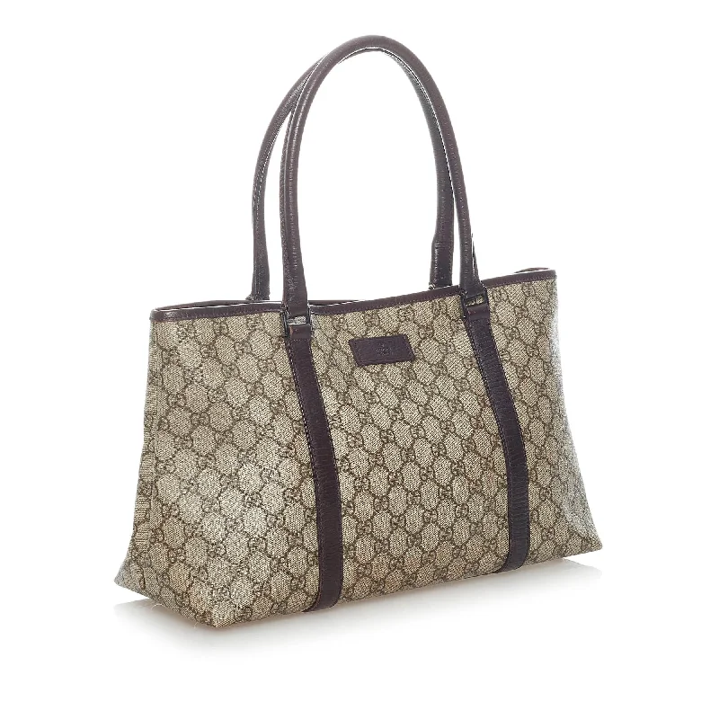 Gucci backpacks for women with a sleek silhouetteGucci GG Supreme Joy Tote Bag (33132)