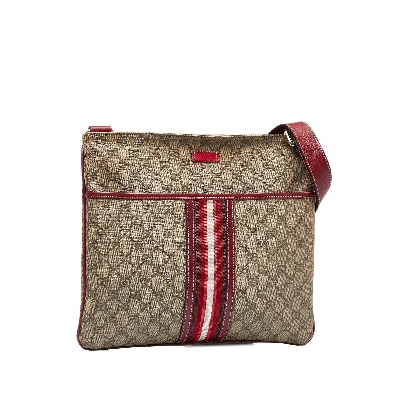 Ladies Gucci shoulder bags with a single - handle designGucci GG Supreme Web Crossbody (iPdJuy)