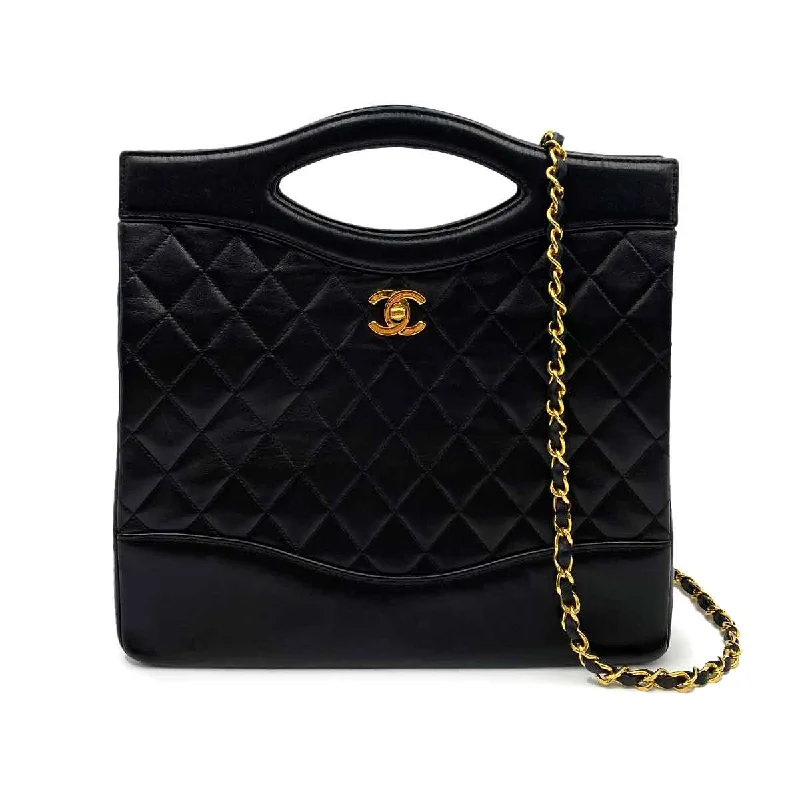 Chanel Colorful Handbag for Spring OutfitsChanel Vintage Top Handle Tote Black Lambskin GHW #1 90228032