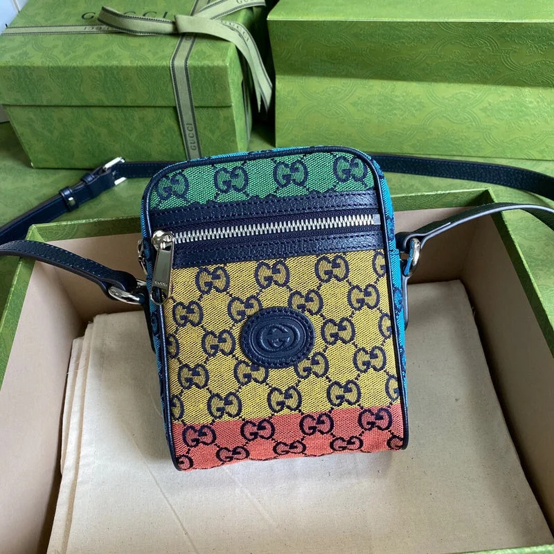 Women Gucci crossbody bags with a woven leather strapBC - GUCCI BAGS - 2443