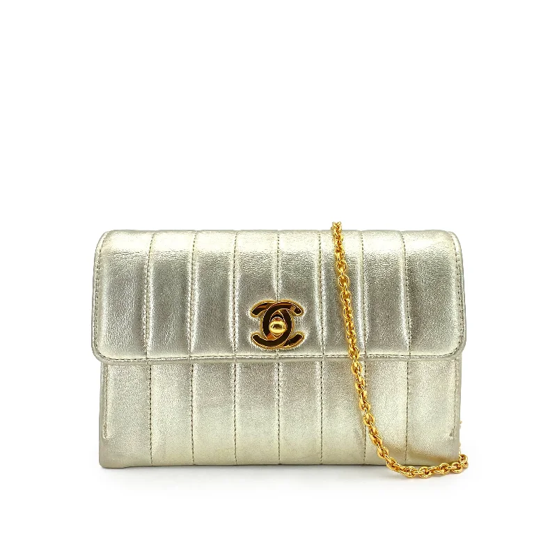 Chanel Colorful Handbag for Spring OutfitsCHANEL VINTAGE MINI MADEMOISELLE CHAIN SHOULDER BAG CHAMPAGNE GOLD LAMB SKIN 90239985