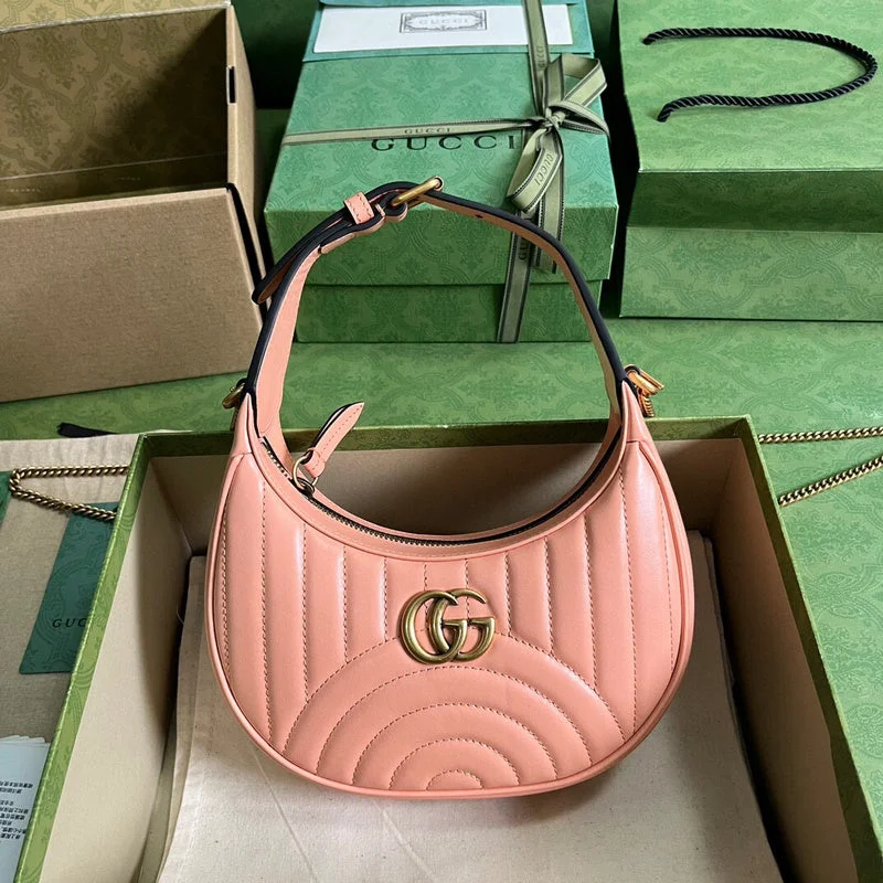 Women Gucci bags with a snap - button closure and a decorative charmBC - GUCCI BAGS - 678