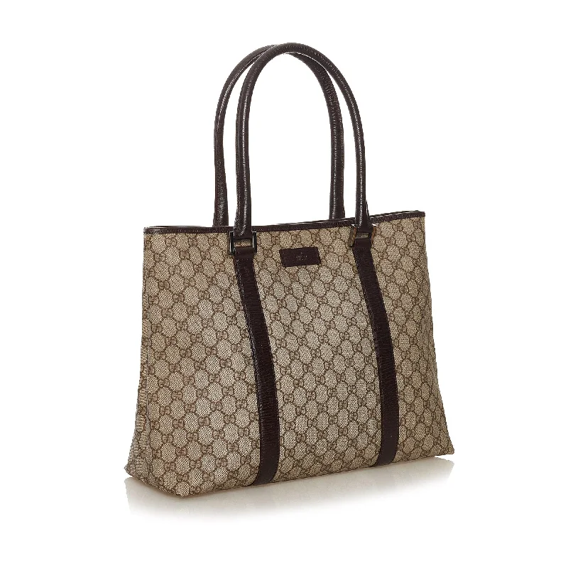 Women Gucci tote bags in GG Supreme canvas for a branded feelGucci GG Supreme Joy Tote Bag (34300)