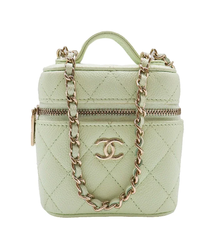 Chanel Limited Edition Handbag for CollectorsChanel Micro Green Caviar RJC4070