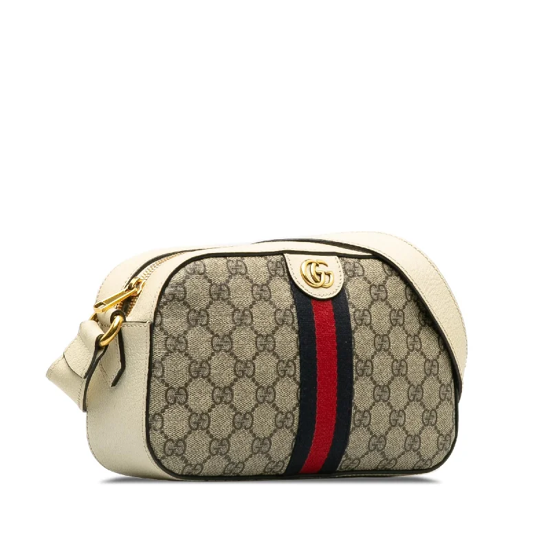 Women Gucci tote bags in GG Supreme canvas for a branded feelGucci GG Supreme Web Ophidia Crossbody Bag (DaQQhW)