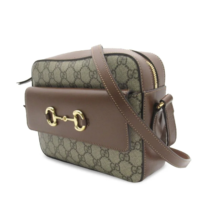 Gucci backpacks for women with a hidden back pocketGucci GG Supreme Horsebit 1955 Crossbody (jG3J3x)