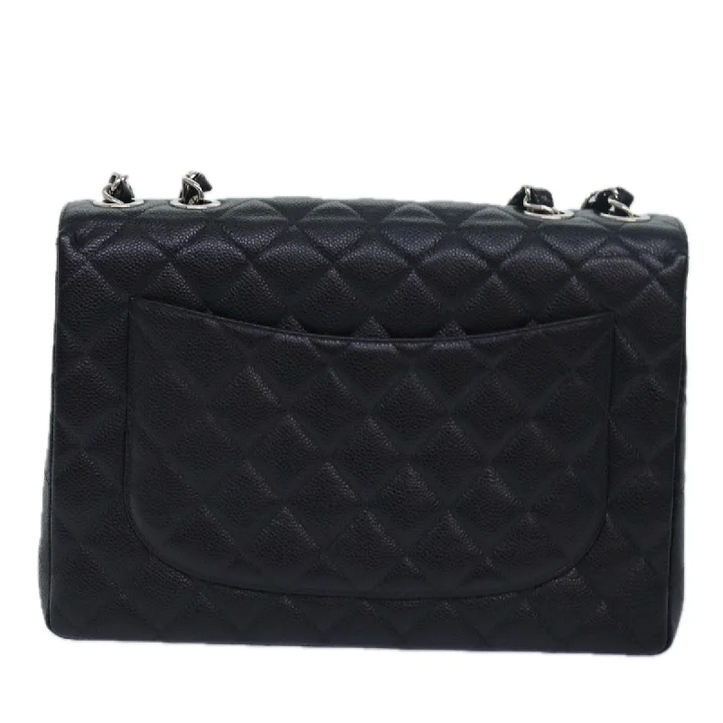 Chanel Vintage Inspired Handbag for Retro LoversCHANEL Matelasse 30 Turn Lock Chain Bag Caviar Skin Black CC  ar11992A