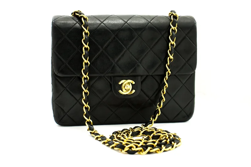 Chanel Vintage Inspired Handbag for Retro LoversCHANEL Mini Square Small Chain Shoulder Bag Crossbody Black Quilt