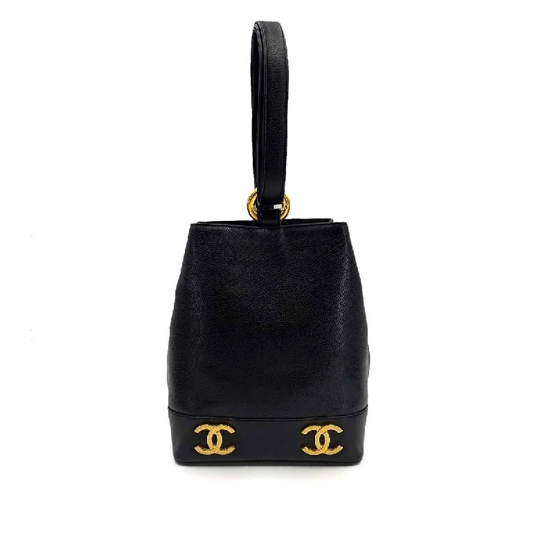 Chanel Designer Handbag with Unique DesignChanel Vintage 6-CC Single Handle Black Caviar GHW #2 90241328