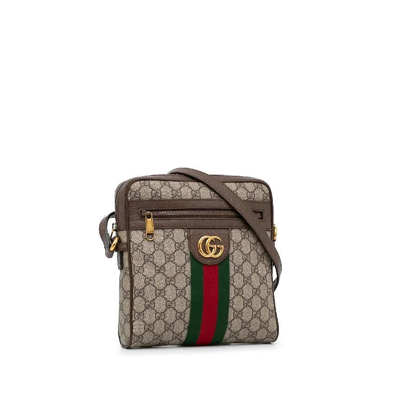 Women Gucci bags with interlocking G hardware for a classic lookGucci GG Supreme Web Ophidia Crossbody (vmiEpP)