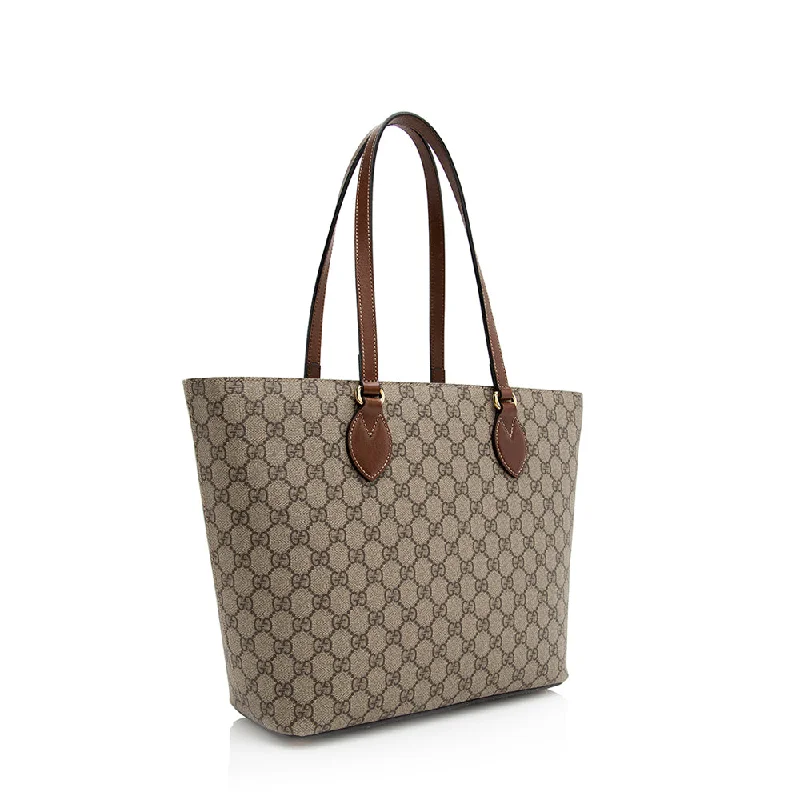 Gucci Marmont bags for women with a contrast - colored interiorGucci GG Supreme Zip Tote (20910)