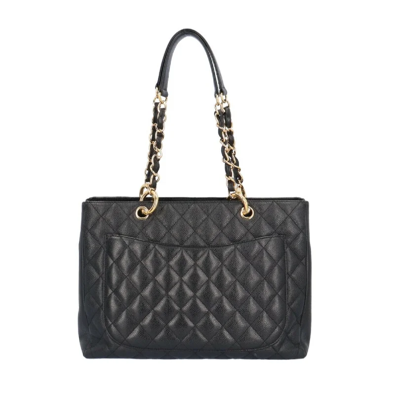 Chanel Quilted Leather Shoulder Bag for FashionistasCHANEL Shopping Tote