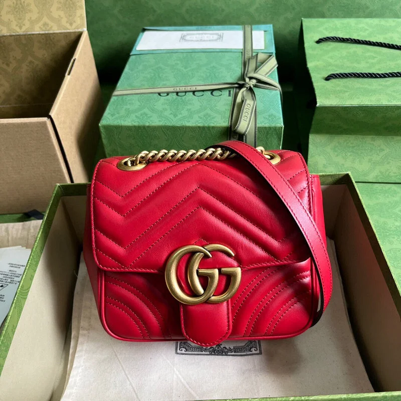 Women Gucci bags with a zip - around closure for securityBC - GUCCI BAGS - 740