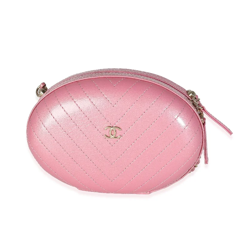 Chanel Black Handbag for Business MeetingsChanel Pink Chevron Calfskin Evening Clutch With Chain