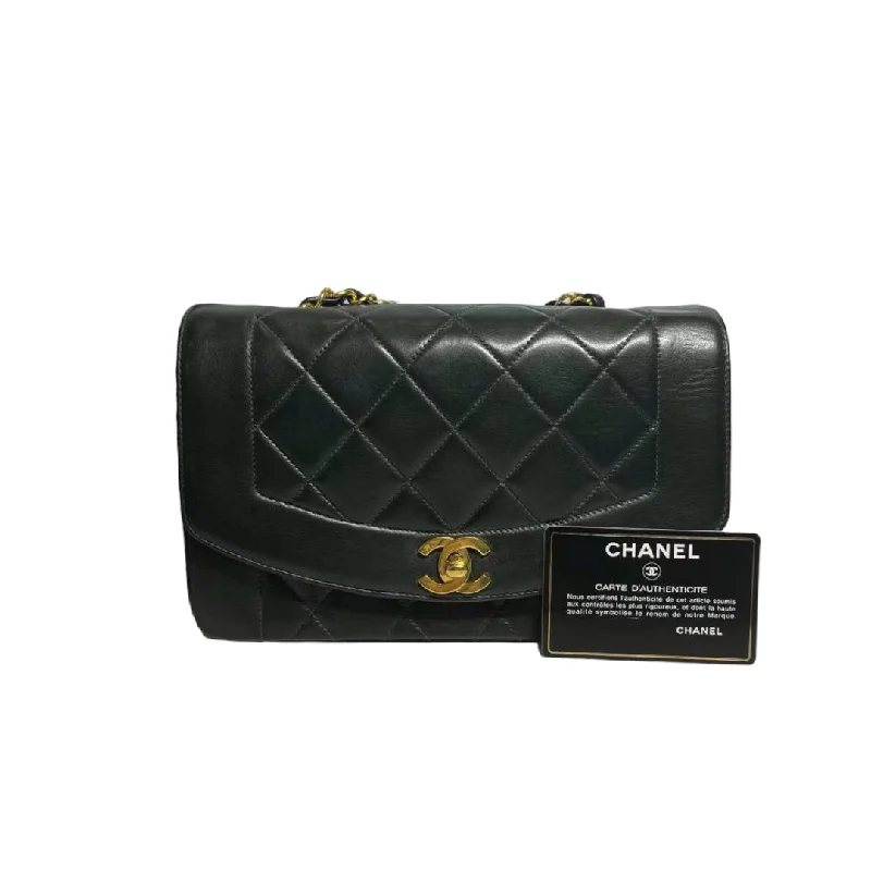 Chanel Limited Edition Handbag for CollectorsSmall Classic Diana Black Lambskin GHW