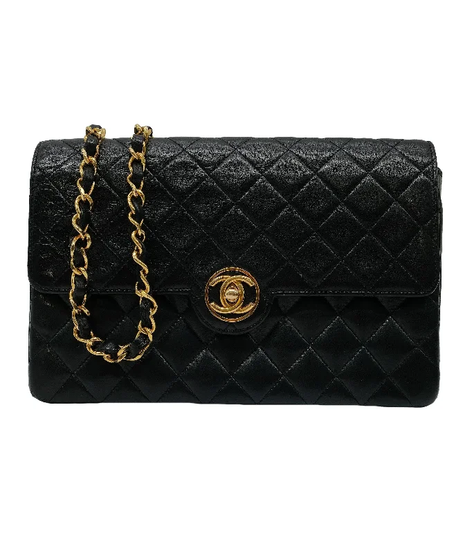 Chanel Limited Edition Handbag for CollectorsChanel Black Lambskin Flapbag RJC3725