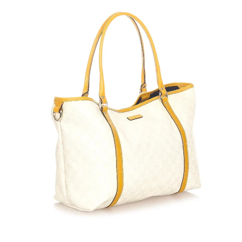 Gucci Marmont bags for women with a contrast - colored interiorGucci GG Supreme Joy Tote Bag (33883)