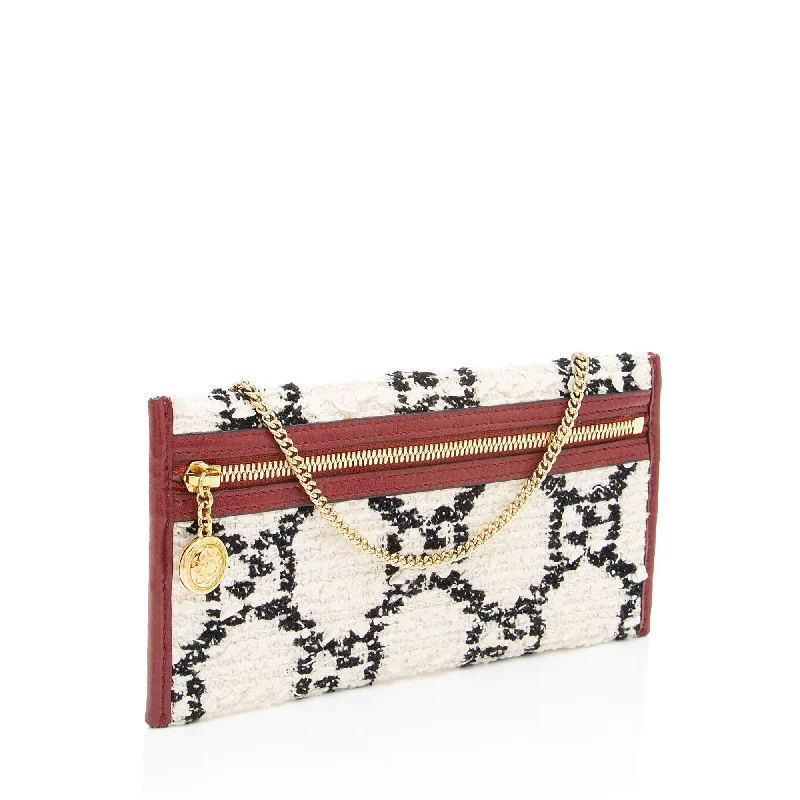 Gucci handbags for women with a beaded trimGucci GG Tweed Pochette (6bnT0R)