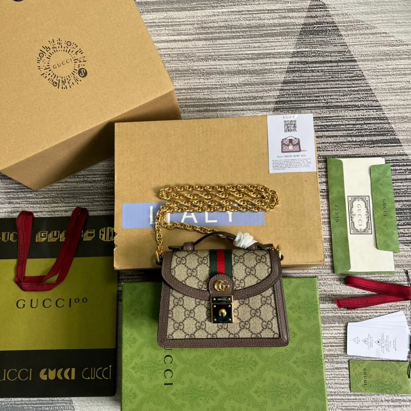 Women Gucci bags with interlocking G hardware for a classic lookBC - Gucci Bags - 3729